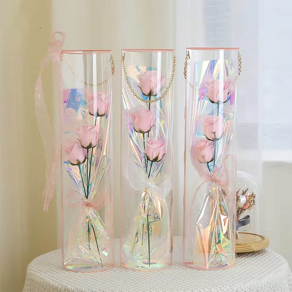 Clear PVC Single Flower Bag