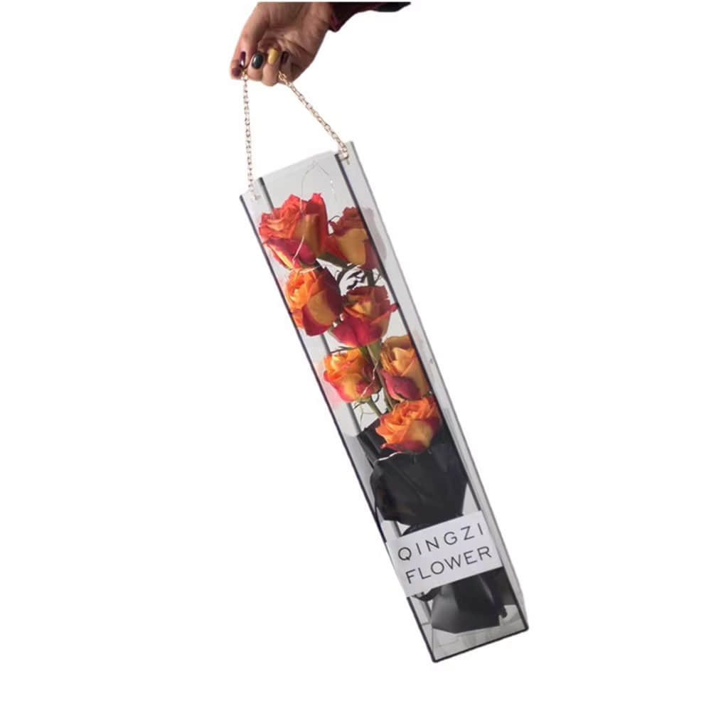 Clear PVC Single Flower Bag