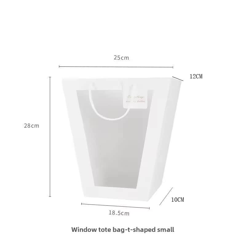 Paper Window Bouquet Bags | Kraft Paper Floral Bags With Window | Floratural