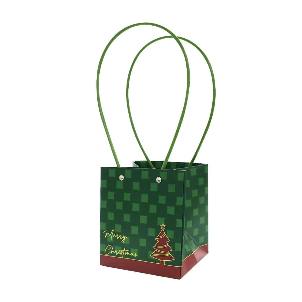 Christmas Floral Packaging | Holiday Xmas Flower Bouquet Bags | Floratural