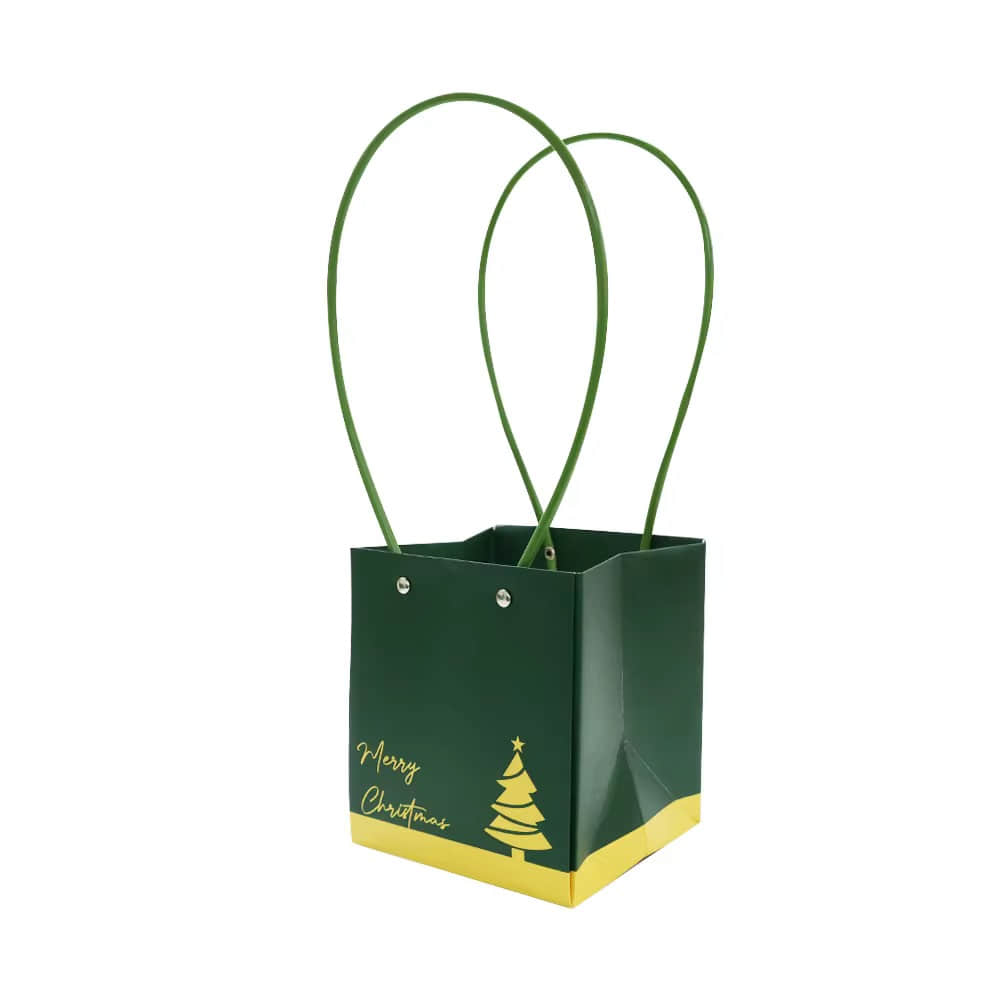 Christmas Floral Packaging | Holiday Xmas Flower Bouquet Bags | Floratural