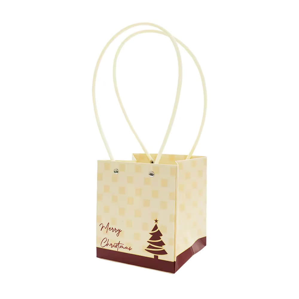 Christmas Floral Packaging | Holiday Xmas Flower Bouquet Bags | Floratural