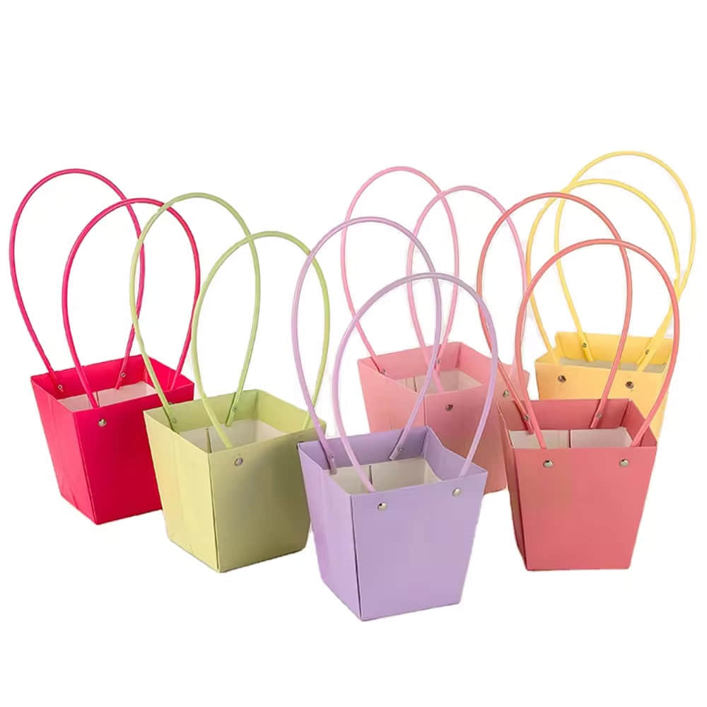 Trapezoid Waterproof Flower Tubes | Floral Tube Packaging Wholesale | Floratural