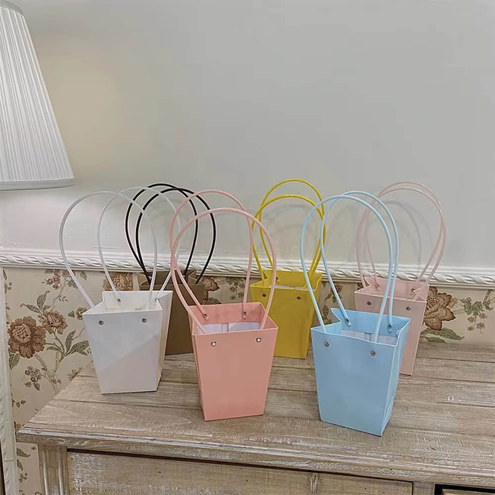 Trapezoid Waterproof Flower Tubes | Floral Tube Packaging Wholesale | Floratural