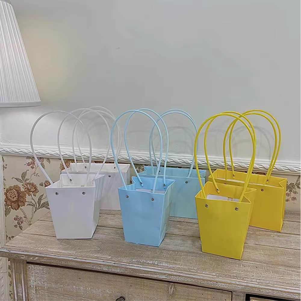 Trapezoid Waterproof Flower Tubes | Floral Tube Packaging Wholesale | Floratural