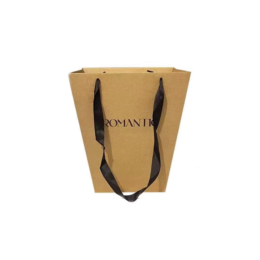 Paper Non-Window Bouquet Bags | Eco Solid Floral Paper Bags | Floratural