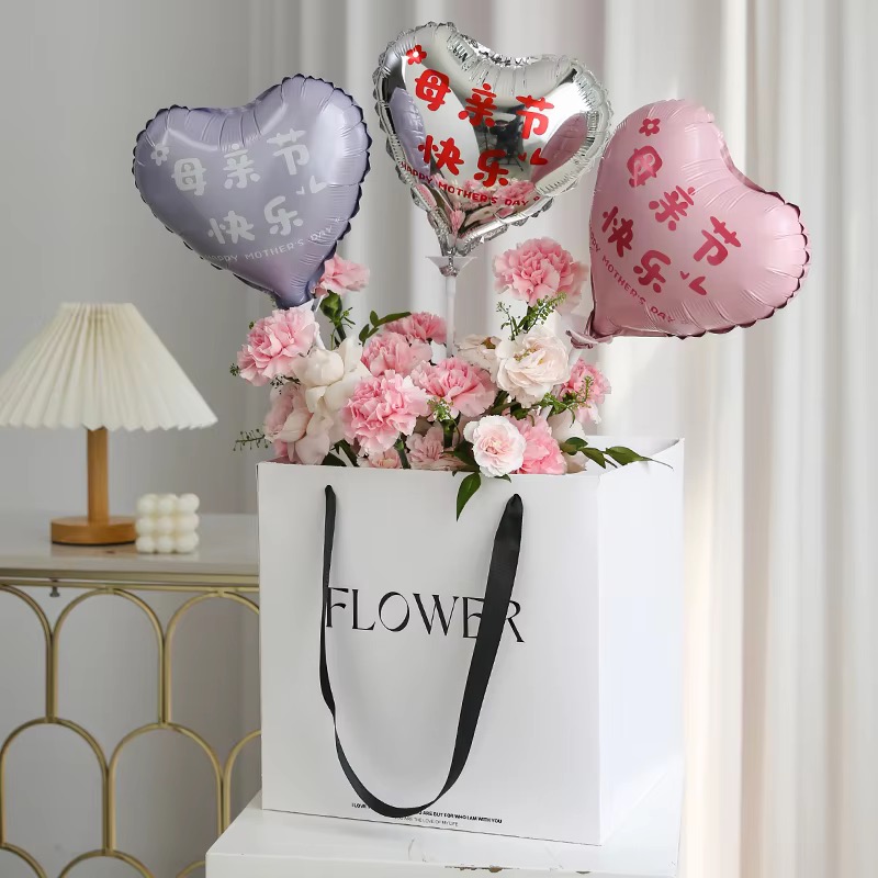 350g Thickened Kraft Paper Flower Handbag