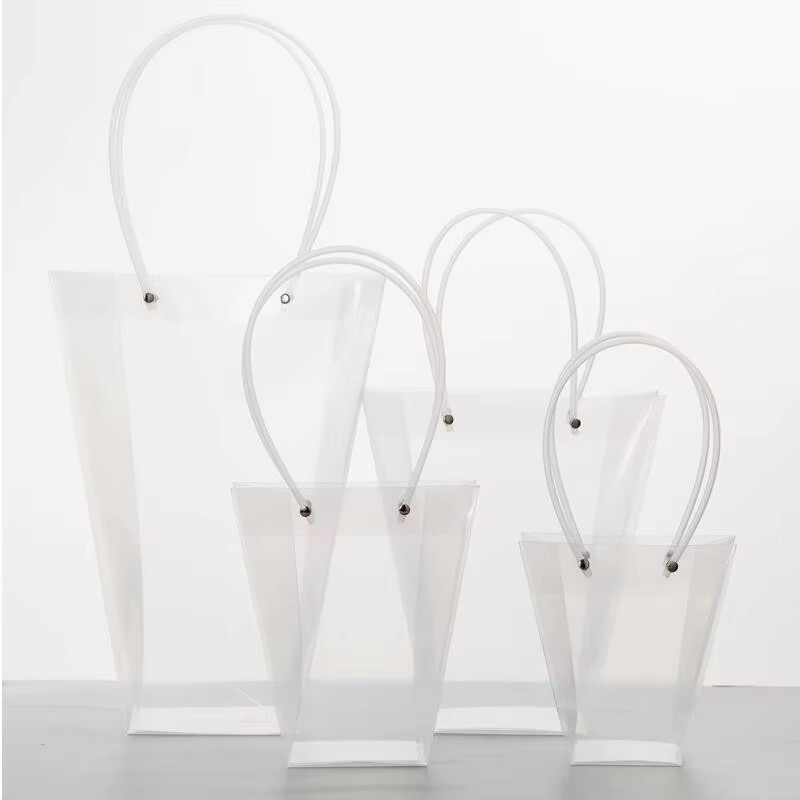 Transparent Durable PP Flower Gift Bag 